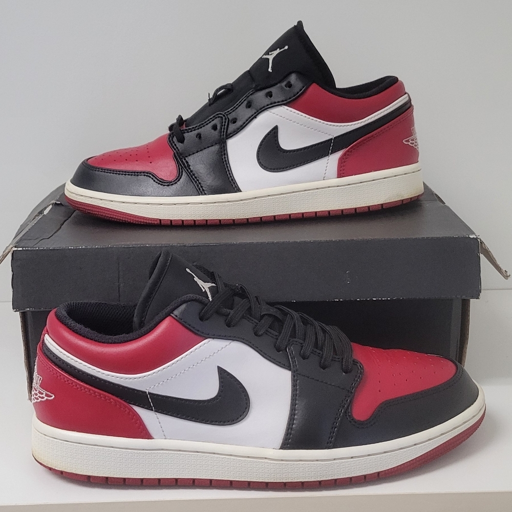 Jordan 1 Low 'Bred Toe'